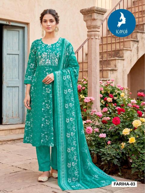 Kaya fariha anarkali 3pcs kurti wholesale